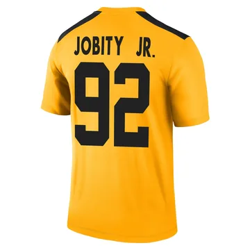 Men's Kevin Jobity Jr. Pittsburgh Steelers Legend Gold Alternate 1933 Throwback Performance Jersey