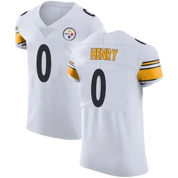 Men's KJ Henry Pittsburgh Steelers Elite White Vapor Untouchable Jersey