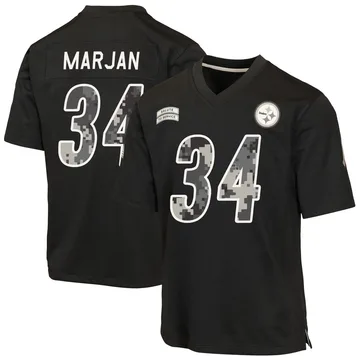 Men's Laith Marjan Pittsburgh Steelers Game Black 2026 Salute to Service Jersey