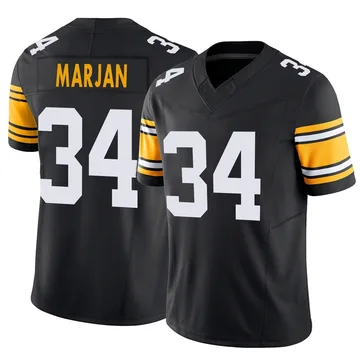 Men's Laith Marjan Pittsburgh Steelers Limited Black Alternate Vapor F.U.S.E. Jersey