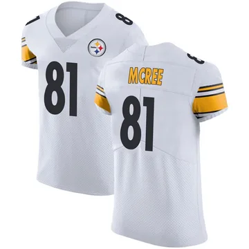 Men's Lake McRee Pittsburgh Steelers Elite White Vapor Untouchable Jersey