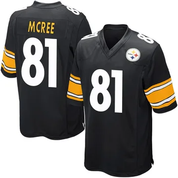 Men's Lake McRee Pittsburgh Steelers Game Black Team Color Jersey