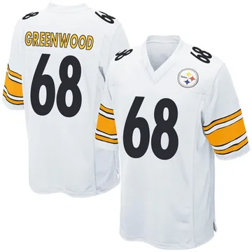 Men's L.C. Greenwood Pittsburgh Steelers Game White Jersey