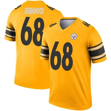 Men's L.C. Greenwood Pittsburgh Steelers Legend Gold Inverted Jersey