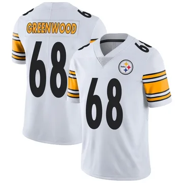 Men's L.C. Greenwood Pittsburgh Steelers Limited White Vapor Untouchable Jersey