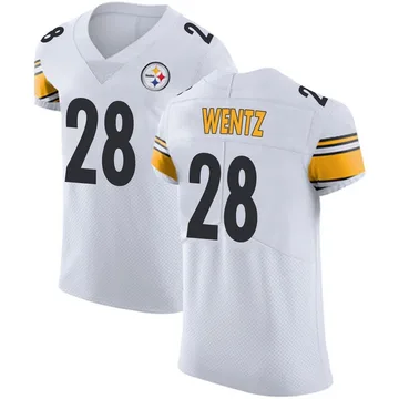 Men's Levi Wentz Pittsburgh Steelers Elite White Vapor Untouchable Jersey
