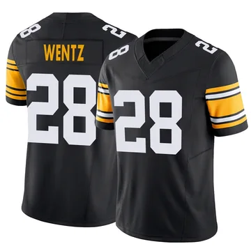 Men's Levi Wentz Pittsburgh Steelers Limited Black Alternate Vapor F.U.S.E. Jersey