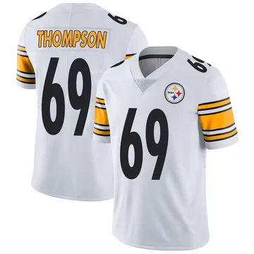 Men's Lorenzo Thompson Pittsburgh Steelers Limited White Vapor Untouchable Jersey