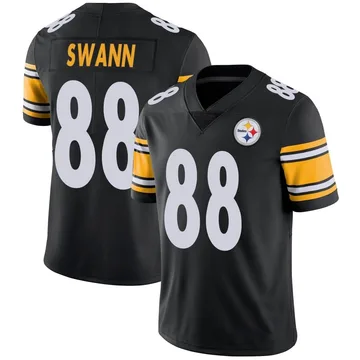 Men's Lynn Swann Pittsburgh Steelers Limited Black Team Color Vapor Untouchable Jersey