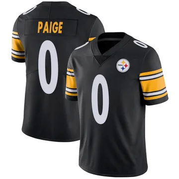 Men's Makari Paige Pittsburgh Steelers Limited Black Team Color Vapor Untouchable Jersey