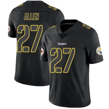 Men's Marcus Allen Pittsburgh Steelers Limited Black Impact Jersey