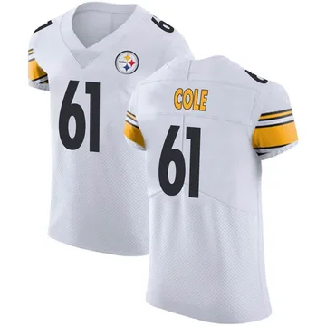 Men's Mason Cole Pittsburgh Steelers Elite White Vapor Untouchable Jersey