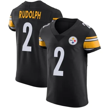 Men's Mason Rudolph Pittsburgh Steelers Elite Black Team Color Vapor Untouchable Jersey