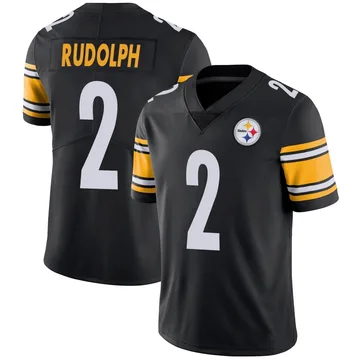 Men's Mason Rudolph Pittsburgh Steelers Limited Black Team Color Vapor Untouchable Jersey