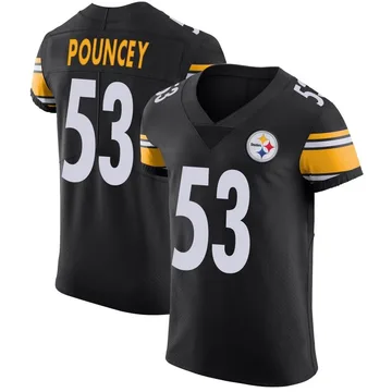 Men's Maurkice Pouncey Pittsburgh Steelers Elite Black Team Color Vapor Untouchable Jersey