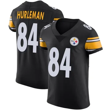 Men's Max Hurleman Pittsburgh Steelers Elite Black Team Color Vapor Untouchable Jersey