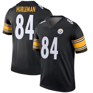 Men's Max Hurleman Pittsburgh Steelers Legend Black Jersey