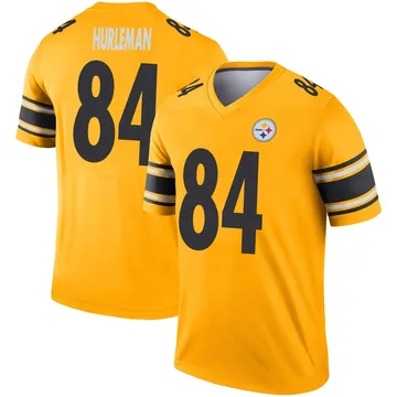 Men's Max Hurleman Pittsburgh Steelers Legend Gold Inverted Jersey