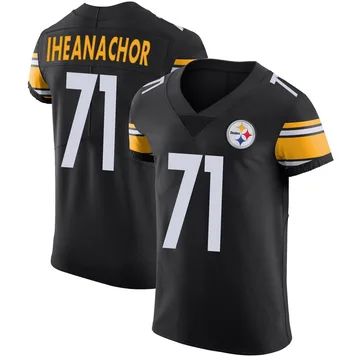 Men's Max Iheanachor Pittsburgh Steelers Elite Black Team Color Vapor Untouchable Jersey