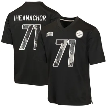 Men's Max Iheanachor Pittsburgh Steelers Game Black 2026 Salute to Service Jersey