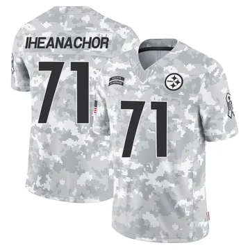 Men's Max Iheanachor Pittsburgh Steelers Limited Arctic Camo 2024 Salute to Service Jersey