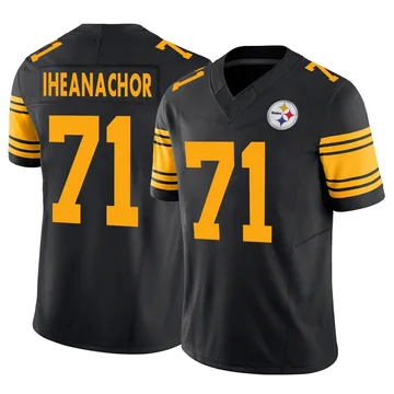 Men's Max Iheanachor Pittsburgh Steelers Limited Black 2nd Alternate Vapor F.U.S.E. Jersey