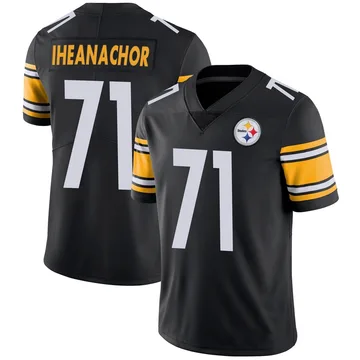 Men's Max Iheanachor Pittsburgh Steelers Limited Black Team Color Vapor Untouchable Jersey