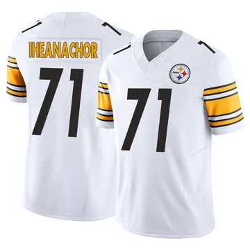 Men's Max Iheanachor Pittsburgh Steelers Limited White Vapor F.U.S.E. Jersey