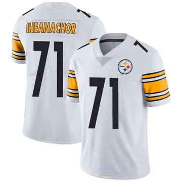 Men's Max Iheanachor Pittsburgh Steelers Limited White Vapor Untouchable Jersey