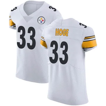 Men's Merril Hoge Pittsburgh Steelers Elite White Vapor Untouchable Jersey