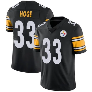 Men's Merril Hoge Pittsburgh Steelers Limited Black Team Color Vapor Untouchable Jersey