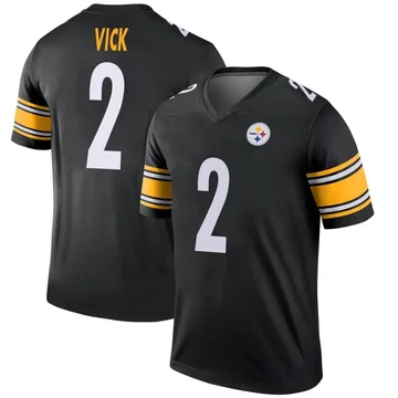 Men's Mike Vick Pittsburgh Steelers Legend Black Jersey