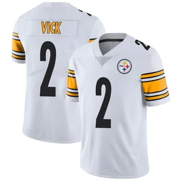 Men's Mike Vick Pittsburgh Steelers Limited White Vapor Untouchable Jersey