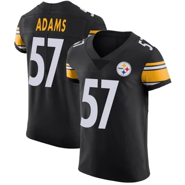 Men's Montravius Adams Pittsburgh Steelers Elite Black Team Color Vapor Untouchable Jersey