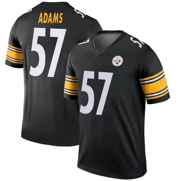 Men's Montravius Adams Pittsburgh Steelers Legend Black Jersey