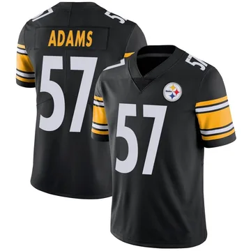 Men's Montravius Adams Pittsburgh Steelers Limited Black Team Color Vapor Untouchable Jersey
