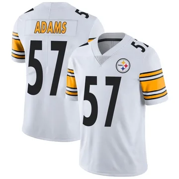 Men's Montravius Adams Pittsburgh Steelers Limited White Vapor Untouchable Jersey