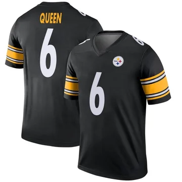 Men's Patrick Queen Pittsburgh Steelers Legend Black Jersey