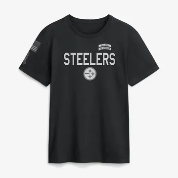 Men's Pittsburgh Steelers Black 2026 Salute to Service Sideline Dri-FIT T-Shirt