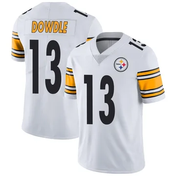 Men's Rico Dowdle Pittsburgh Steelers Limited White Vapor Untouchable Jersey