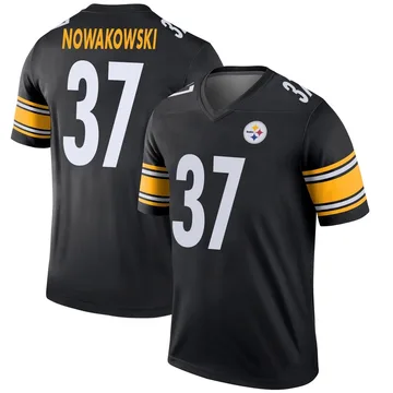 Men's Riley Nowakowski Pittsburgh Steelers Legend Black Jersey