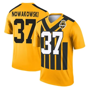 Men's Riley Nowakowski Pittsburgh Steelers Legend Gold Alternate 1933 Throwback Performance Jersey