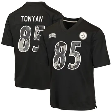 Men's Robert Tonyan Pittsburgh Steelers Game Black 2026 Salute to Service Jersey
