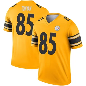Men's Robert Tonyan Pittsburgh Steelers Legend Gold Inverted Jersey