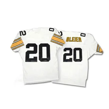 Men's Rocky Bleier Pittsburgh Steelers Authentic White Jersey