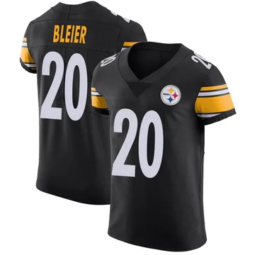 Men's Rocky Bleier Pittsburgh Steelers Elite Black Team Color Vapor Untouchable Jersey