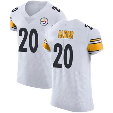 Men's Rocky Bleier Pittsburgh Steelers Elite White Vapor Untouchable Jersey