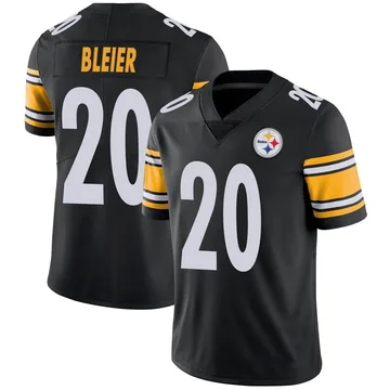 Men's Rocky Bleier Pittsburgh Steelers Limited Black Team Color Vapor Untouchable Jersey