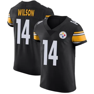 Men's Roman Wilson Pittsburgh Steelers Elite Black Team Color Vapor Untouchable Jersey