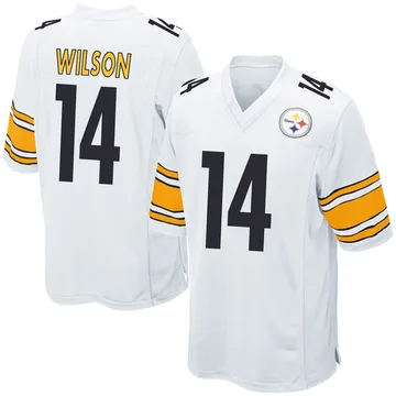 Men's Roman Wilson Pittsburgh Steelers Game White Jersey